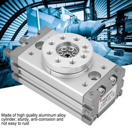 SYH&AQYE 15mm Rotary Cylinder, 180 Degree SMC Type 15mm Pneumatic with Angle Adjusting Unit, Cylinder MSQB 10A 0~60°C Hydraulic Cylinder