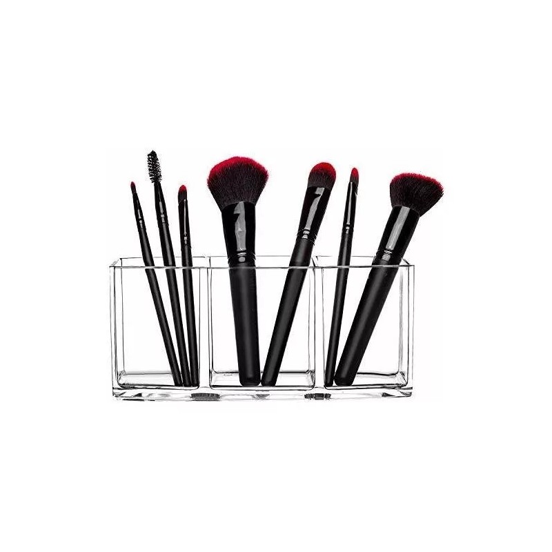 Maxim Enterprise, Inc. Hblife. Organizador Transparente De Brochas De Maquillaje