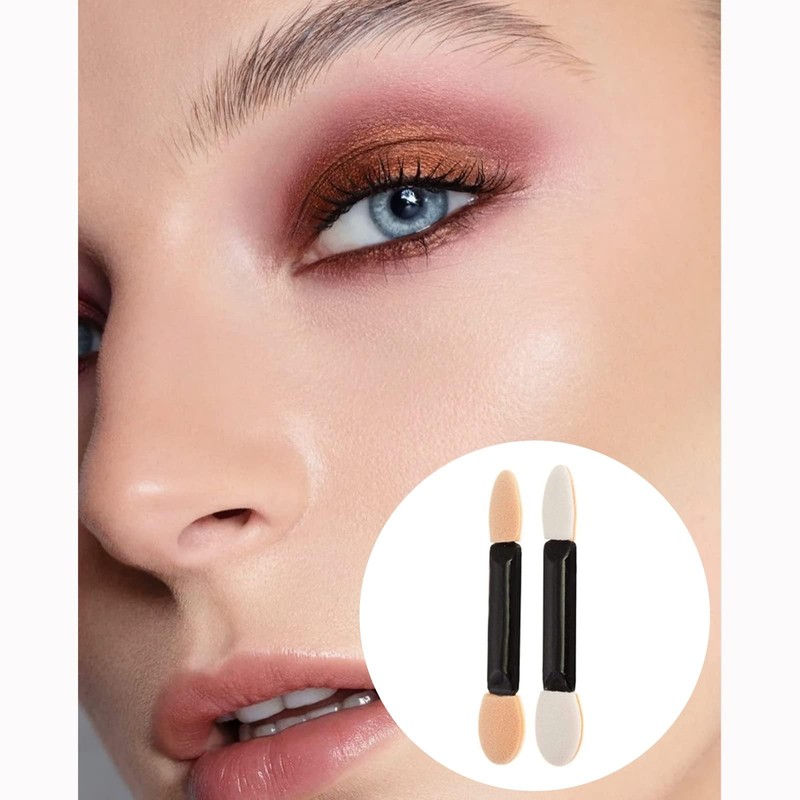 Eyeshadow Applicators, 20Pcs Eyeshadow Sponge Applicators, Eye Shadow Applicator, Dual