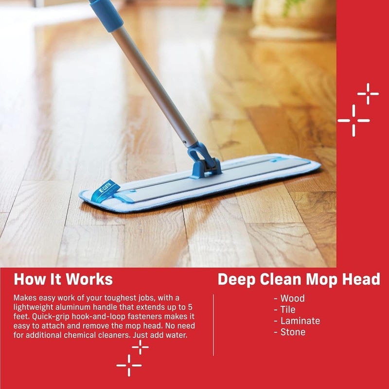 E-Cloth Deep Clean Mop Head 1 Unit