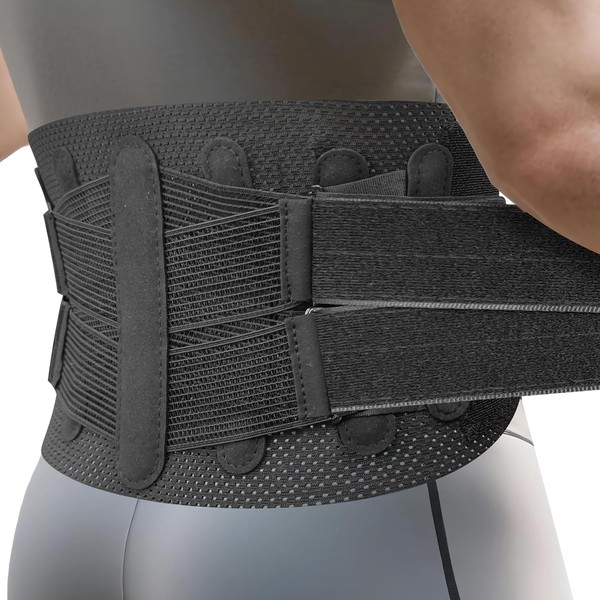 Extra Breathable and Elastic Back Brace for Women and Men,