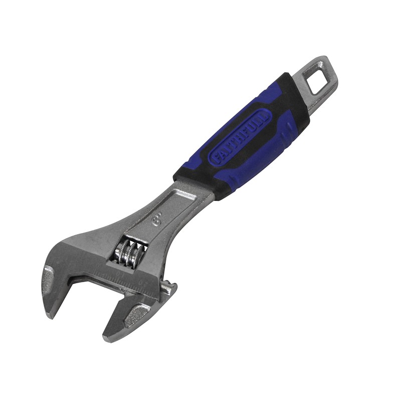Faithfull FAIAS150C Soft-Grip Adjustable Spanner Wrench 150mm (6in) - 25mm