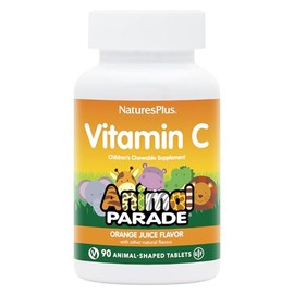 Natures Plus | Animal Parade vitamina C masticable 90 g | Animal Parade Vitamin C Chewable 90