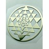 RELIGHT Shri Yantra Sticker Sticker Metal Sacred Geometric Orgonite Decor