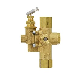 Industrial Service Solutions Aftermarket Auxiliary Valve | Compatible with Ingersoll Rand 49816283 | Piloted Unloader Valve | 5/8" Inverted Flare Inlet, 1/2" FNPT Outlet | for Compr Air EQ and Sys