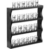 DoubleFill Wood Shot Glass Display Case Shot Glasses Holder Wall