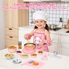 Gotoofun Kids Cooking Set Real for Beginners, 28PCS Mini Kitchen