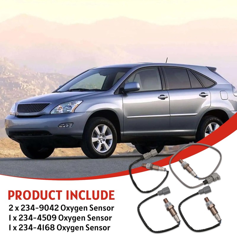 SZQBZMJ 4Pcs Upstream and Downstream Oxygen O2 Sensor Compatible with