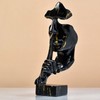 Thinker Statue Vivid Shape Compact Synthetic Resin Attractive Decorative Silence