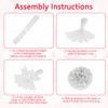 Strawberry Party Decorations Red Pink White Tissue Pom Poms Fans