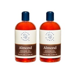 Spenser & Jensen- Aceite de ducha hidratante de almendras - Gel de ducha corporal para todo tipo de pieles - Gel de ducha con aceite de almendras para mujeres y hombres