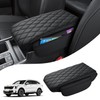 Autorder Funda de consola central para Kia Sorento 2021-2025 2026, accesorios para reposabrazos, funda de cojín de cuero de napa para consola media, almohadilla para consola Sorento, antiarañazos