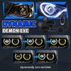 Sidaqi Devil Eyes Light for Cars Motorcycle 12-36V LED Dynamic
