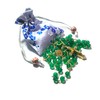 GeekTenet Rosary Beads Chaplet Natural Agate Rosery Cross Catholic gifts