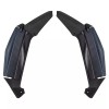 HDBUBALUS Dark Smoke Adjustable Air Deflectors Fit For Honda Gold