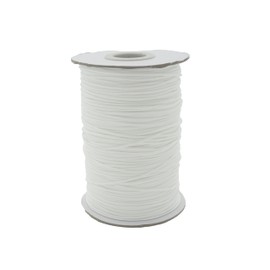 INFISELECT 1mm 150 Yards White Nylon Cord for Blinds, Wind Chimes & DIY Crafts - Durable Braided Lift Shade Cord, UV Resistant for Gardening, Jewelry Making & Home Projects