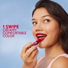 COVERGIRL Clean Lip Color, Iconic Ruby, Satin Finish, 24-Hour Wear,
