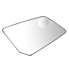 DNA Motoring OEM-MG-0520 Factory Style Right Side View Mirror+Round Spotter Glass Lens Plate Compatible with 09-17 Traverse / 09-16 Acadia / 17Acadia Limited