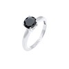 Elli Women's Solitaire Ring 925 Sterling Silver with Zirconia Stone