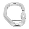 Stainless Steel Heavy Duty Carabiner Clip Climbing Safety Buckle for