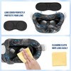 Silicone Cover Set Compatible with Meta/Quest 3S Accessories, Controller Grips,
