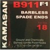 Kamasan B911-F1 Spade Size20 10x20pk Size 20
