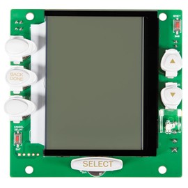 Hihitomorrow R0550700 PCB Subassembly Service Control Circuit Board Replacement Parts with White Button and LCD Fit for Zodiac Jandy Aqualink RS One Touch Control System