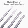 Cuticle Pusher and Cutter Set, Dead Skin Nail Cleaner Tools,