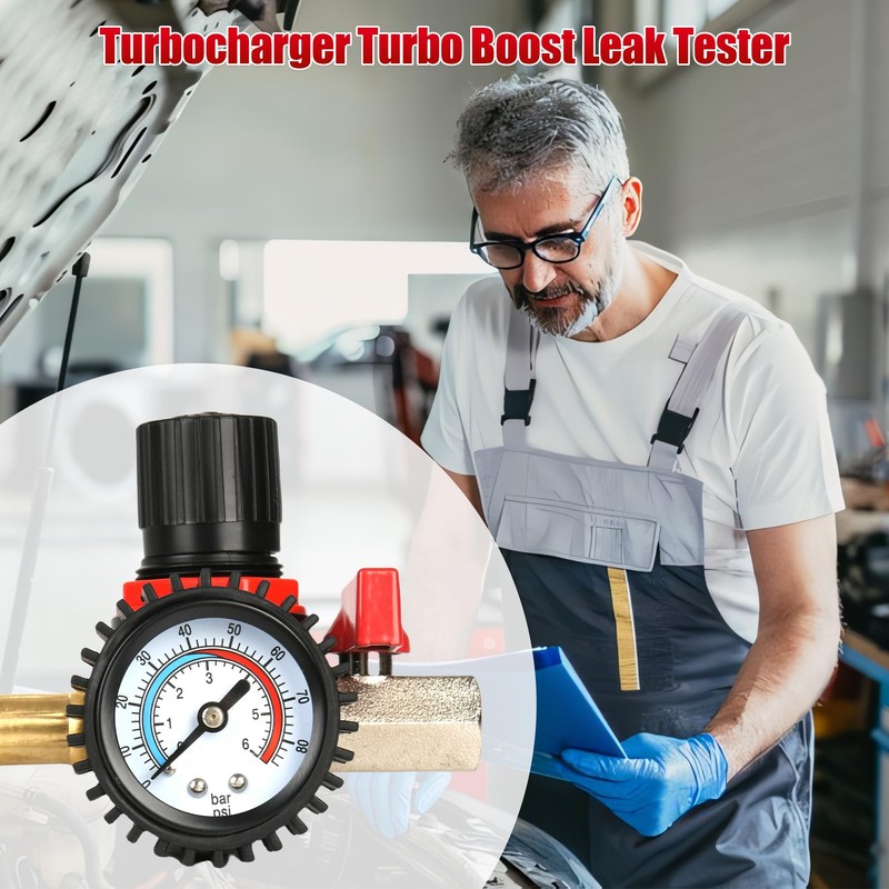WUODAO 9-Piece Turbo System Leakage Tester Set Turbocharger Turbo Boost