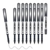 HRLORK Rollerball Pens 16 Pack Black Ink Pens 0.5mm Liquid