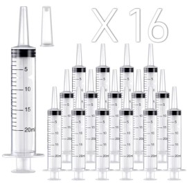 Syringes without needles Plastic Syringes without needles 20ml Syringe 16 Pack 20ml