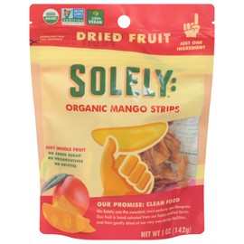 Solely Fruit Dried Mango Organic 5 oz (Pack Of 6)