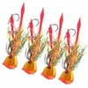 4Pcs 65g Fishing Artificial Baits Silicone Skirts Lures with Hook