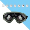 Yzpacc Airsoft Mask with Protective Glasses, Foldable Half Face Airsoft