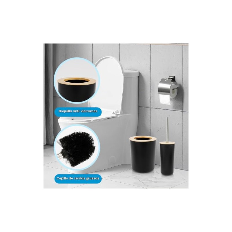 Juego de Accesorios de Baño de 8 Piezas Estilo Moderno
