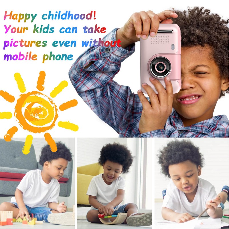 2.4in Kids HD Camera 40MP Photo 1080P Video 180Degrees Flip
