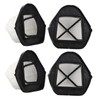 4pcs Handheld Vacuum Cleaner Filter High Strength Efficient Dust Cup