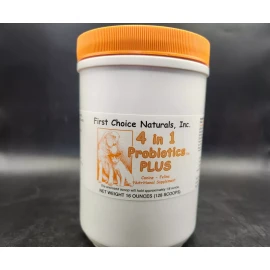 First Choice Naturals 4 in 1 Probiotics Plus Supplement 128 Scoops Dogs & Cats