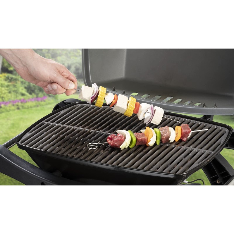 Buddy's BBQ Stainless Steel Barbecue Skewers, 12 x 30 cm