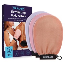 Deep Exfoliating Glove, Exfoliating Mitt for Shower, Dead Skin Remover and Skin Exfoliator for Body, Body Exfoliator Glove for Keratosis Pilaris, Body Scrub Mitt, Shower Gloves Exfoliating for Women