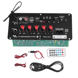 Amplifier Board HighPower Wireless Volume Adjustable Dual Microphone Stereo Loudspeaker Board