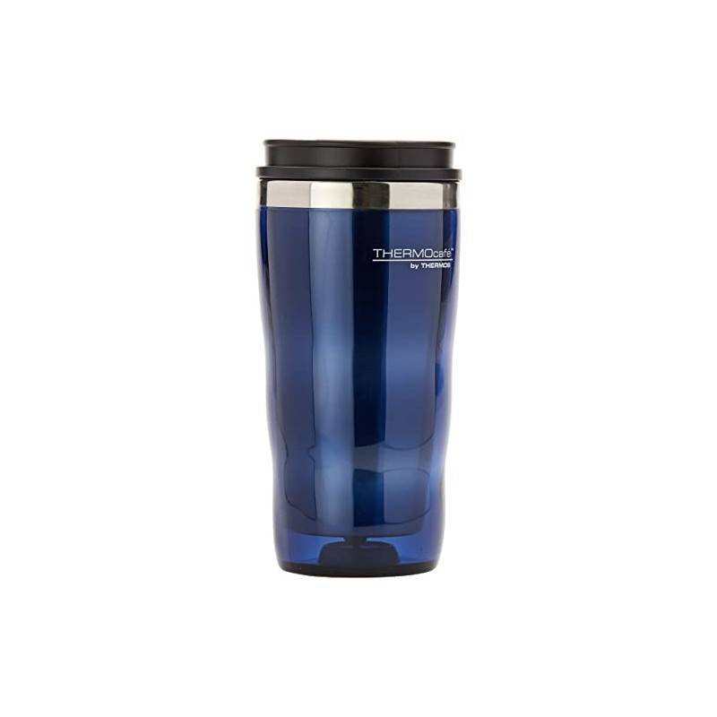 THERMOcafe by Thermos Double Wall Stainless Steel Inner, Plastic Outer
