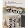 HAIXIN 10 Tier Narrow Shoe Rack, Shoe Rack for Closet,