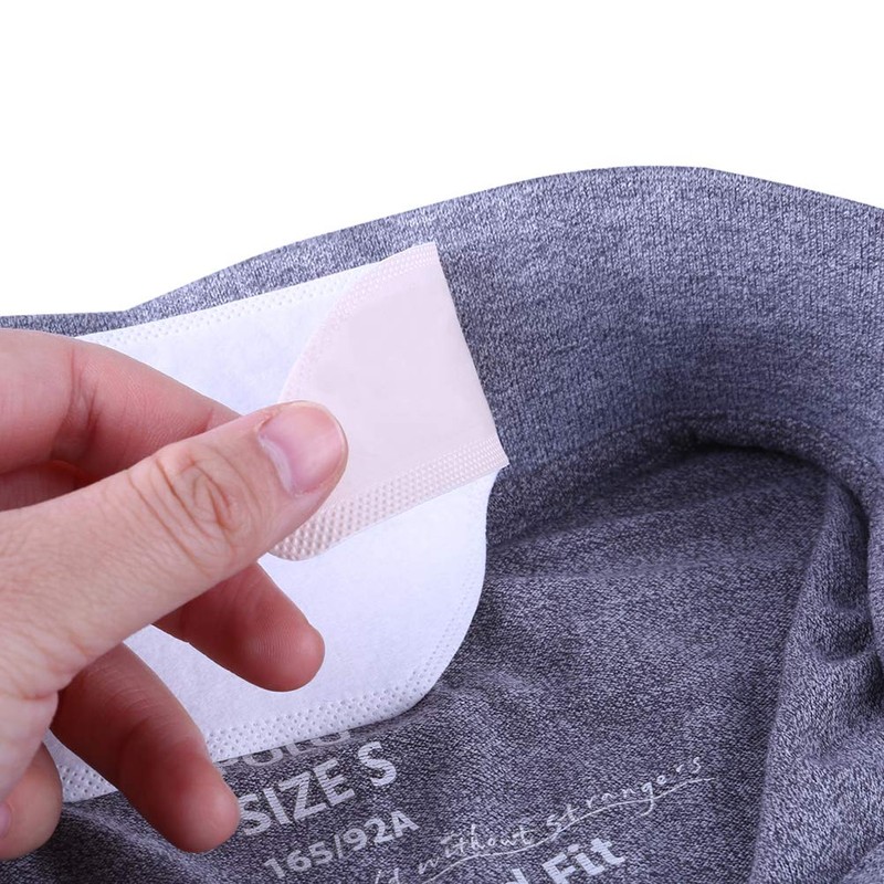 ARTIBETTER 100pcs Neck Sweat Pad Collar Sweat Pad