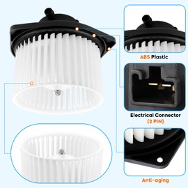 HVAC Heater Blower Motor Assembly 700239 Fit for Mitsubishi 2008-2017 Lancer, for Outlander 2008-2018, for Outlander Sport 2013-2017, Replaces for 615-50180, 7802A217, 7802A017