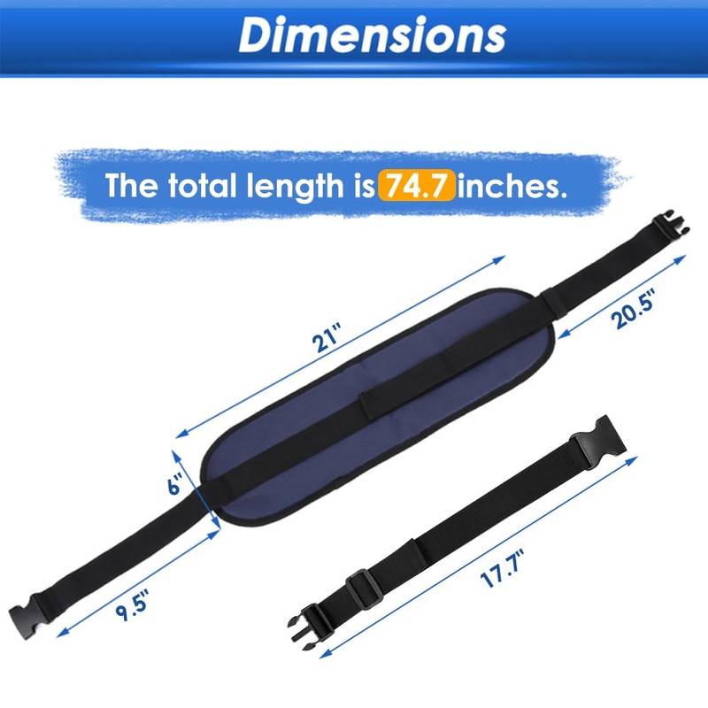 NEPPT Wheelchair Seatbelt Restraints for Dementia Patients Fall Prevention for