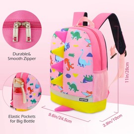 Mochilas para Niños y Niñas, Mochila Preescolar Niño para 3-5 Años, Cómodo Llevar, Ligero e Impermeable, Ideal para la Escuela, el Entrenamiento, Las Excursiones(Rosa)