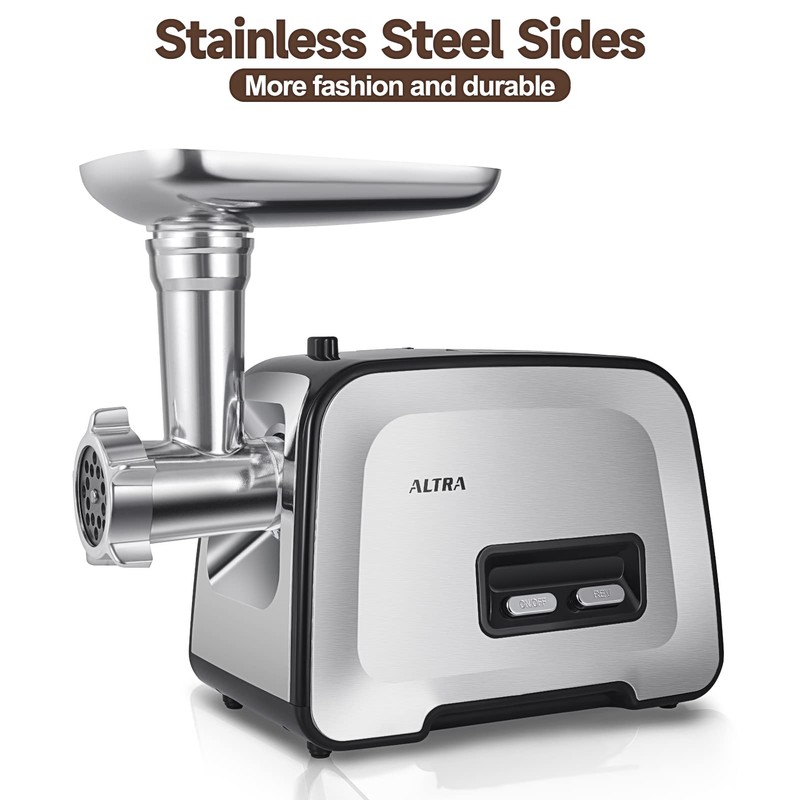 ALTRA LIFE Meat Grinder, Sausage Stuffer, [2800W Max] Electric Meat
