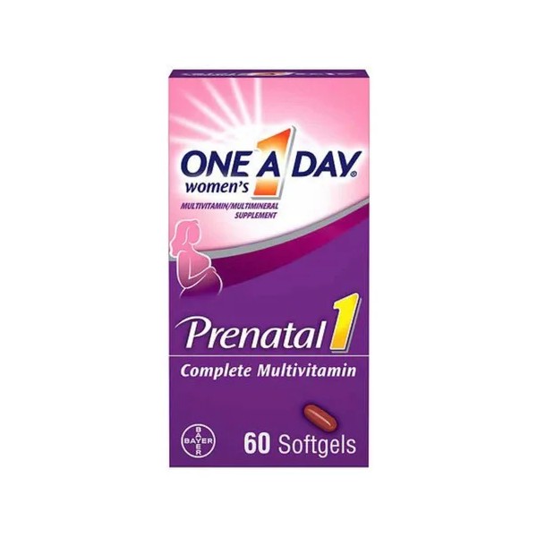 One A Day Vitaminas Prenatales Con Ácido Fólico Dha Y