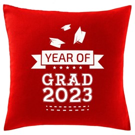 Hippowarehouse year of grad 2023 Printed bedroom accessory cushion cover case 41x41cm